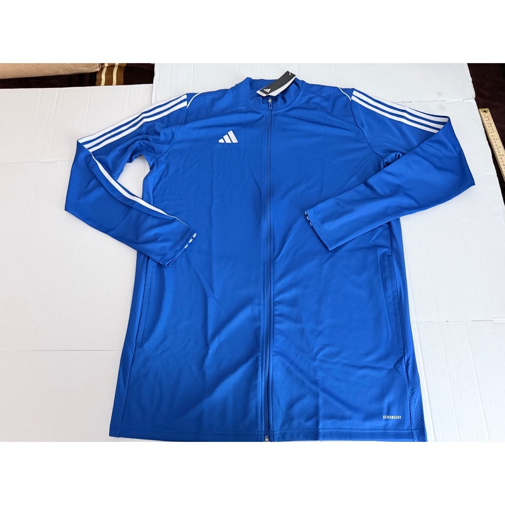 Adidas Tiro 23 League Training Jacket Blue HS3505 Mens 2XLT3 Slim Fit